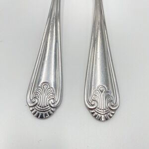 WALCO WC05‎ Silverware Forks - Plume 7.5" Elegant Dining, Set of 2